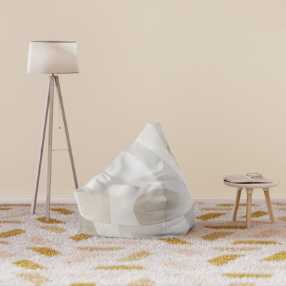 Neutral Geometric Pattern Bean Bag