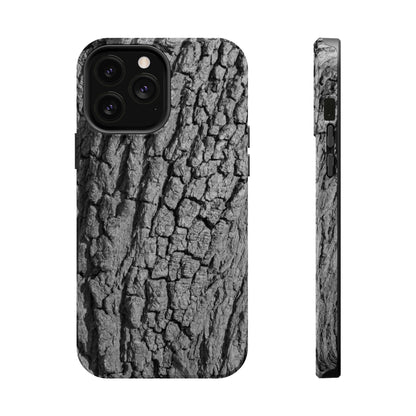 Bark Texture Magnetic Impact Phone Case