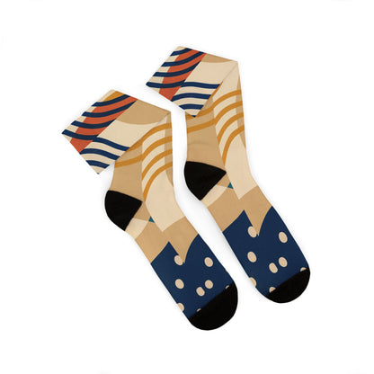 Sublimation Abstract Socks