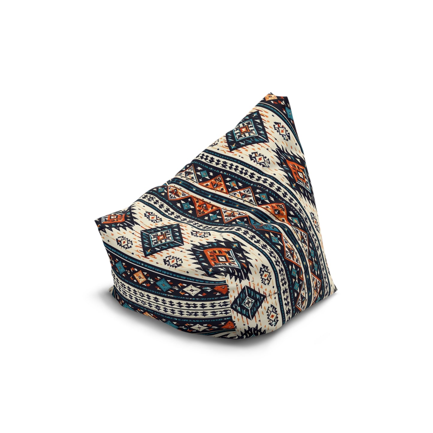 Southwestern Aztec Pattern Bean Bag Chair Cover | Tribal Geometric Boho