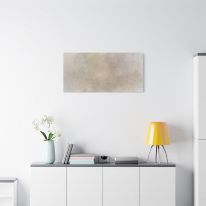 Soft neutral abstract fog canvas print featuring a calming, modern design on a high-quality Printify canvas.