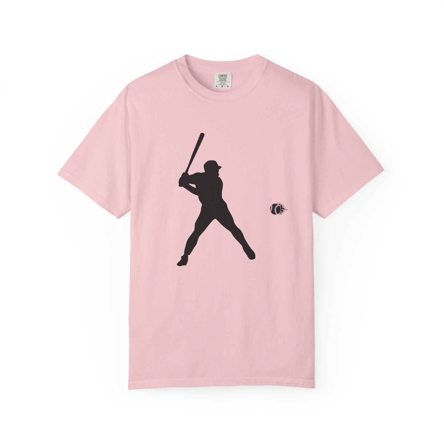 Unisex Baseball Silhouette Tee, Casual Wear, Sports Fan Apparel, Gift for Athletes, Summer Outing Outfit, Soft Cotton Shirt