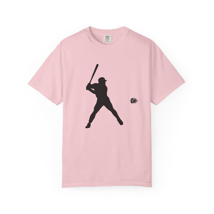 Unisex Baseball Silhouette Tee, Casual Wear, Sports Fan Apparel, Gift for Athletes, Summer Outing Outfit, Soft Cotton Shirt