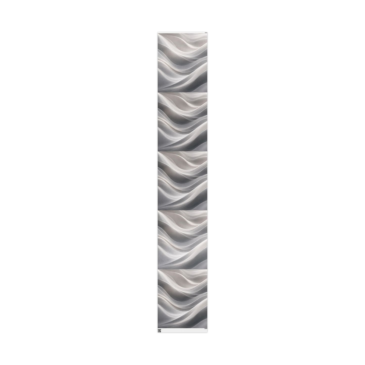 Silver Marble Swirl Wrapping Paper | Abstract Metallic Gift Wrap