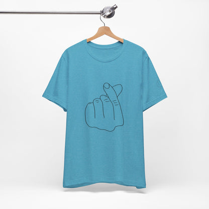 Minimalist Hand Sign Unisex Tee | Casual Everyday Wear | Perfect for Gift Givers