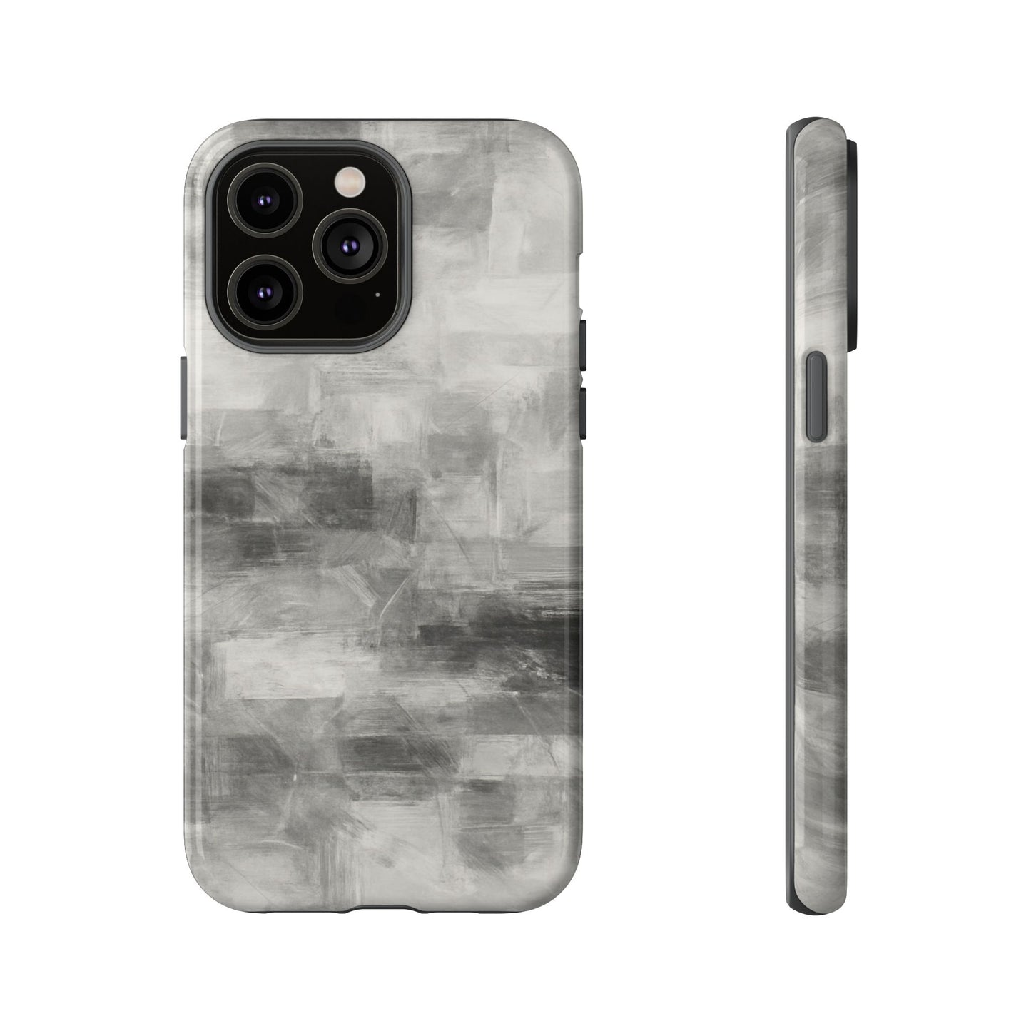 Stylish Phone Case for Tough Protection, Marble Grey Design, Customizable Gift for Her, Unisex Mobile Accessory, Birthday Present, [...] - TRV