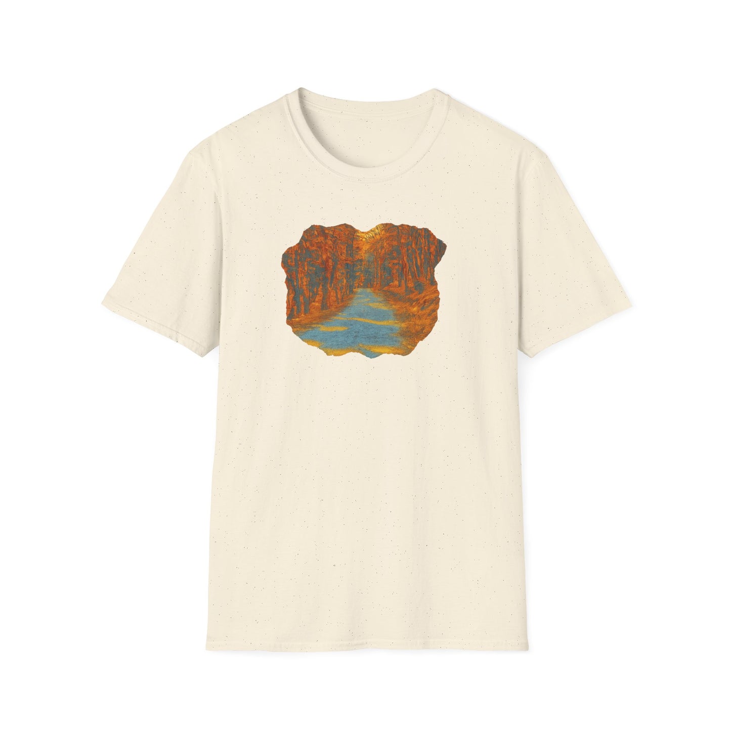 Autumn Pathway Unisex Softstyle T-Shirt, Cozy Fall Shirt, Nature Lover Tee, Scenic Route Top, Gift for Hikers, Casual Wear, Outdoor [...]