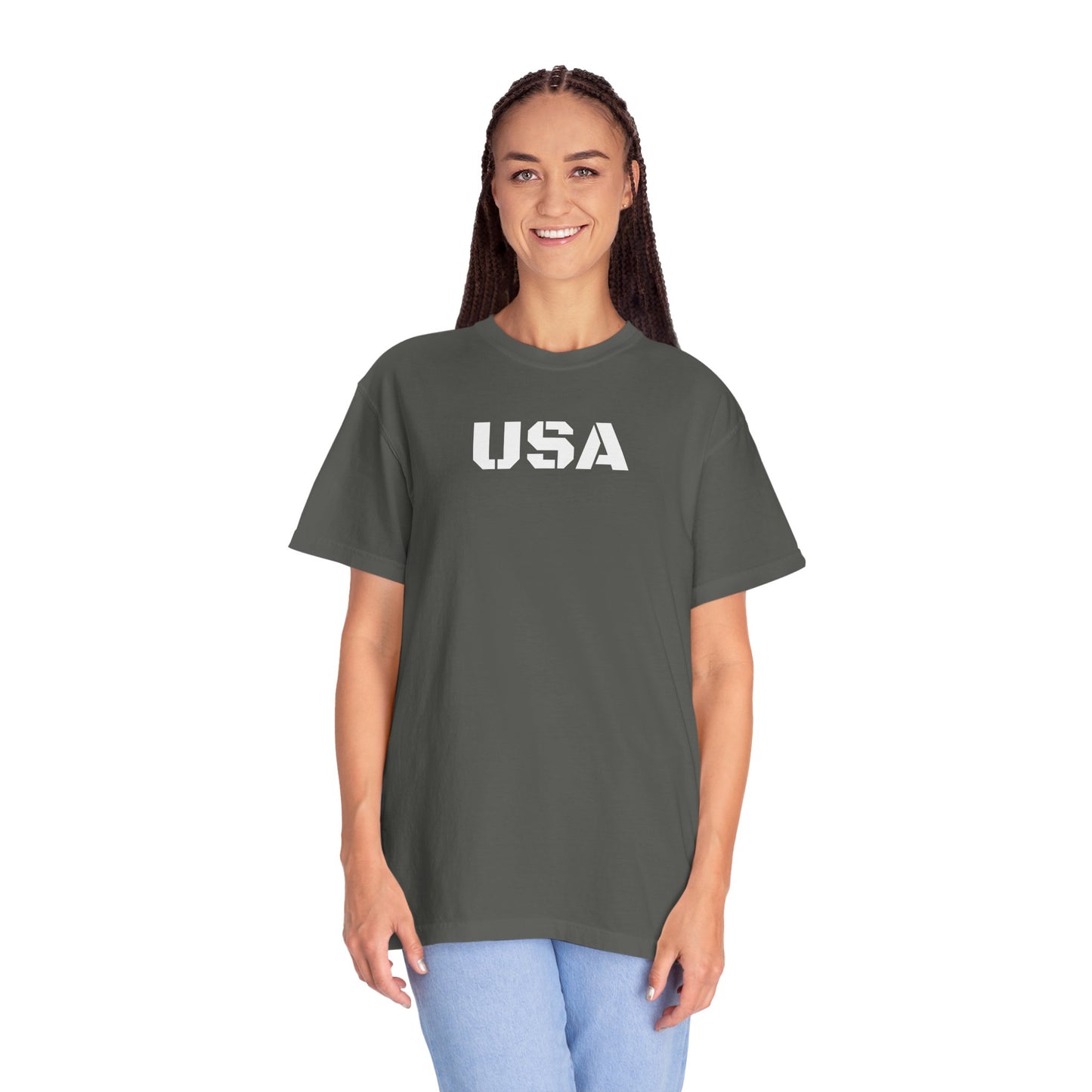 USA Vintage Unisex T-Shirt, Soft Cotton Tee, Casual Wear, Gifts for Her & Him, Summer Essentials, Independence Day Apparel - TRV