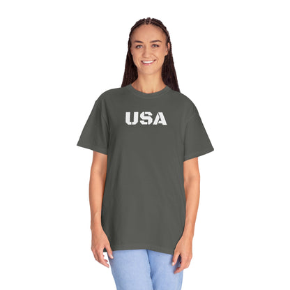 USA Vintage Unisex T-Shirt, Soft Cotton Tee, Casual Wear, Gifts for Her & Him, Summer Essentials, Independence Day Apparel - TRV
