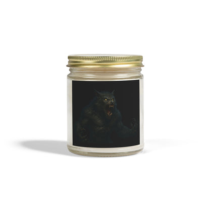 Mystical Creature Scented Candle, Hand-Poured Coconut Apricot Wax, Home Decor, Unique Gift, Halloween, Relaxation, Aromatherapy - TRV