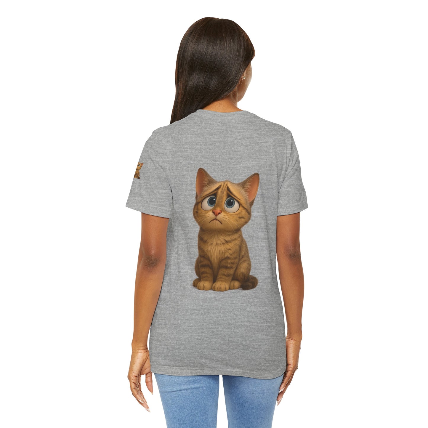 Adorable Cat Graphic Tee, Cute Pet Lover Shirt, Animal Lover Gift, Funny Cat Apparel, Birthday, Christmas, Everyday Use - TRV