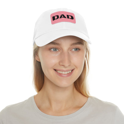 Stylish Dad Hat with Leather Patch | Perfect Gift for Fathers Day, Casual Wear, Dad's Birthday, Outdoor Activities