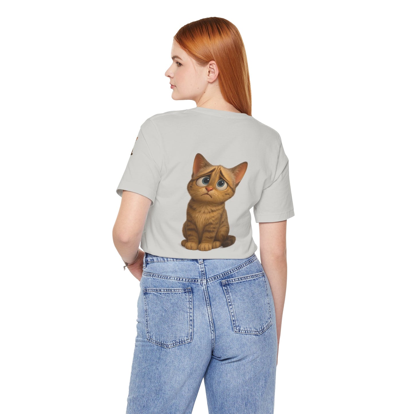 Adorable Cat Graphic Tee, Cute Pet Lover Shirt, Animal Lover Gift, Funny Cat Apparel, Birthday, Christmas, Everyday Use - TRV