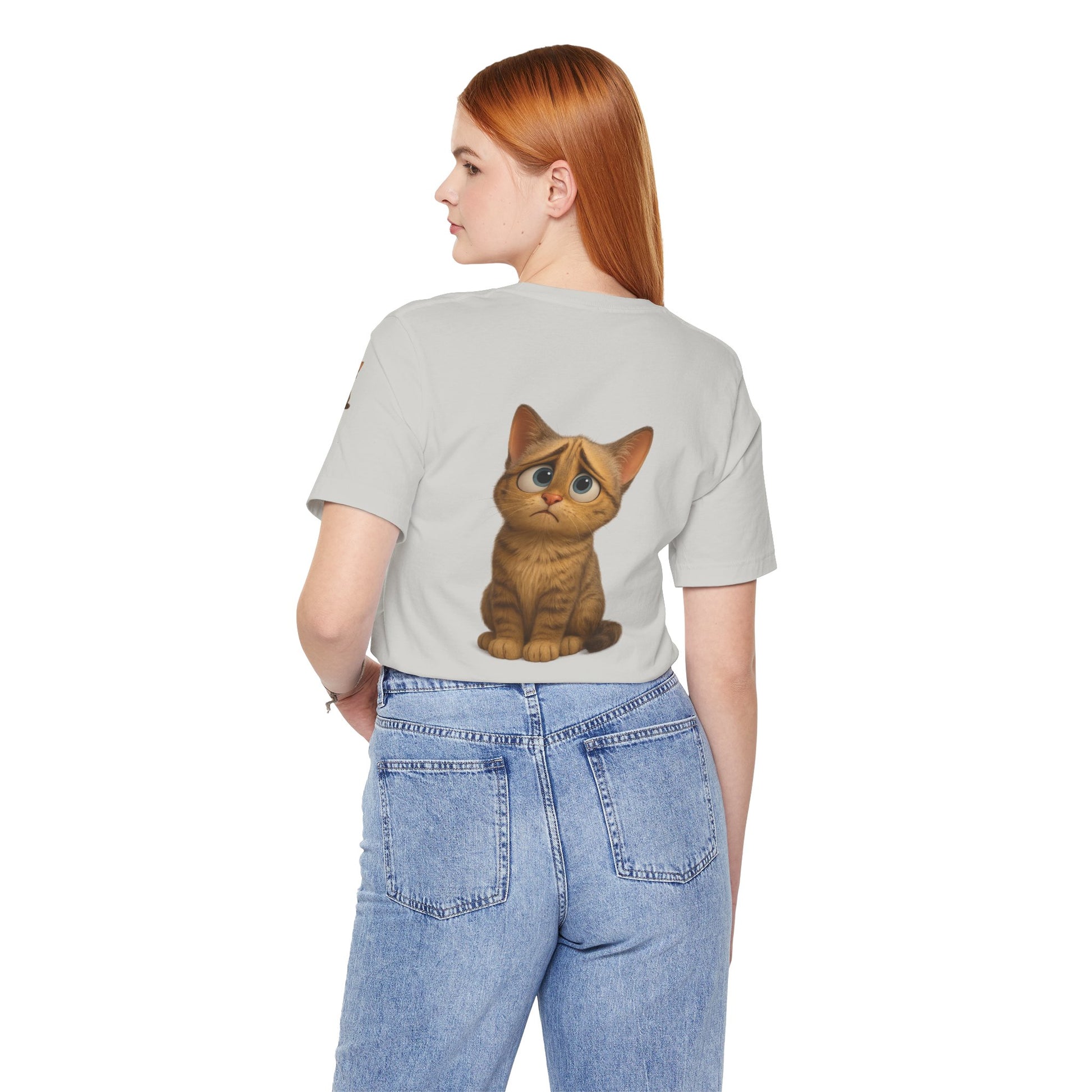 Adorable Cat Graphic Tee, Cute Pet Lover Shirt, Animal Lover Gift, Funny Cat Apparel, Birthday, Christmas, Everyday Use - TRV