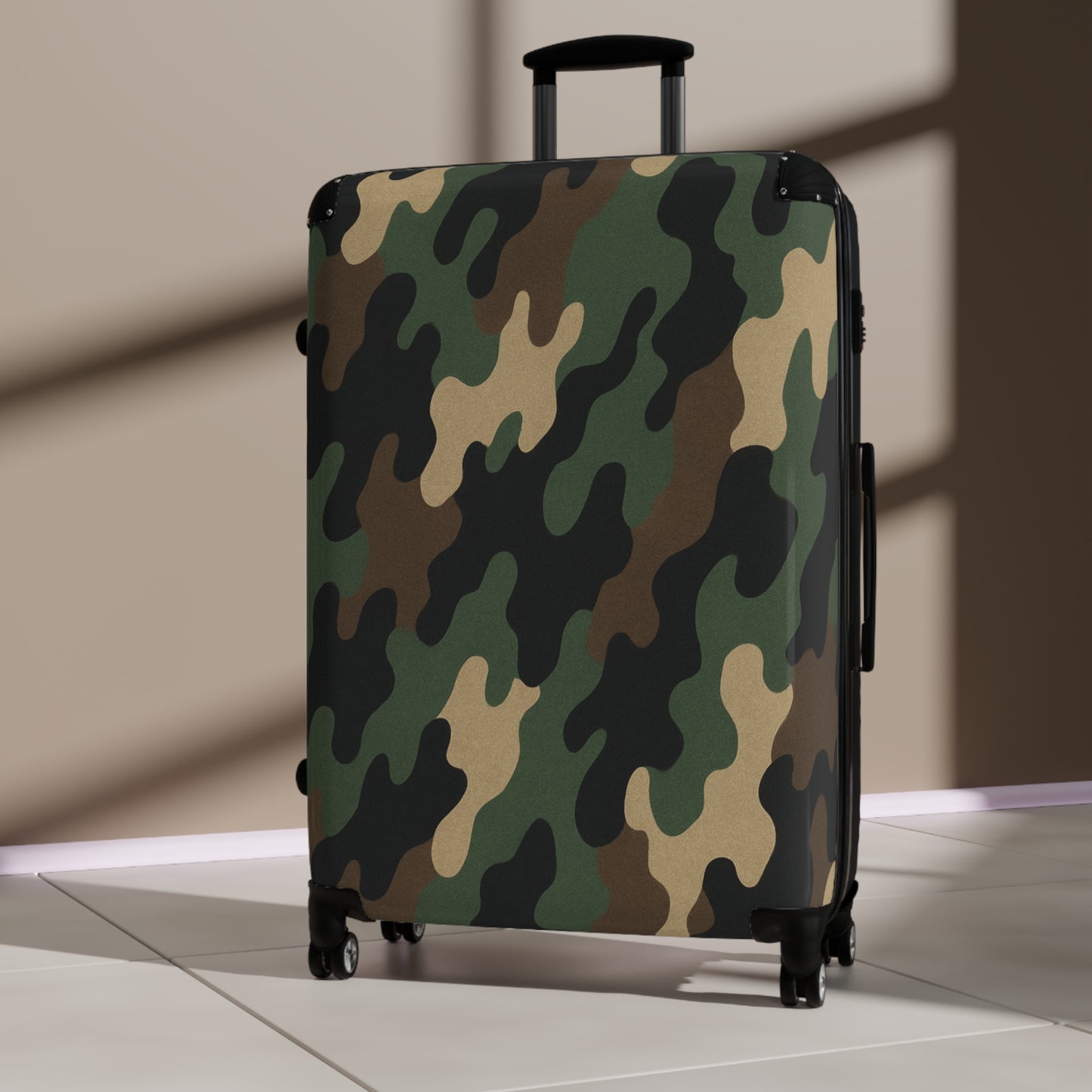 Camouflage Carry-On Suitcase – Military Camo Travel Luggage