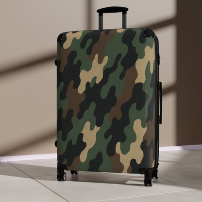 Camouflage Carry-On Suitcase – Military Camo Travel Luggage