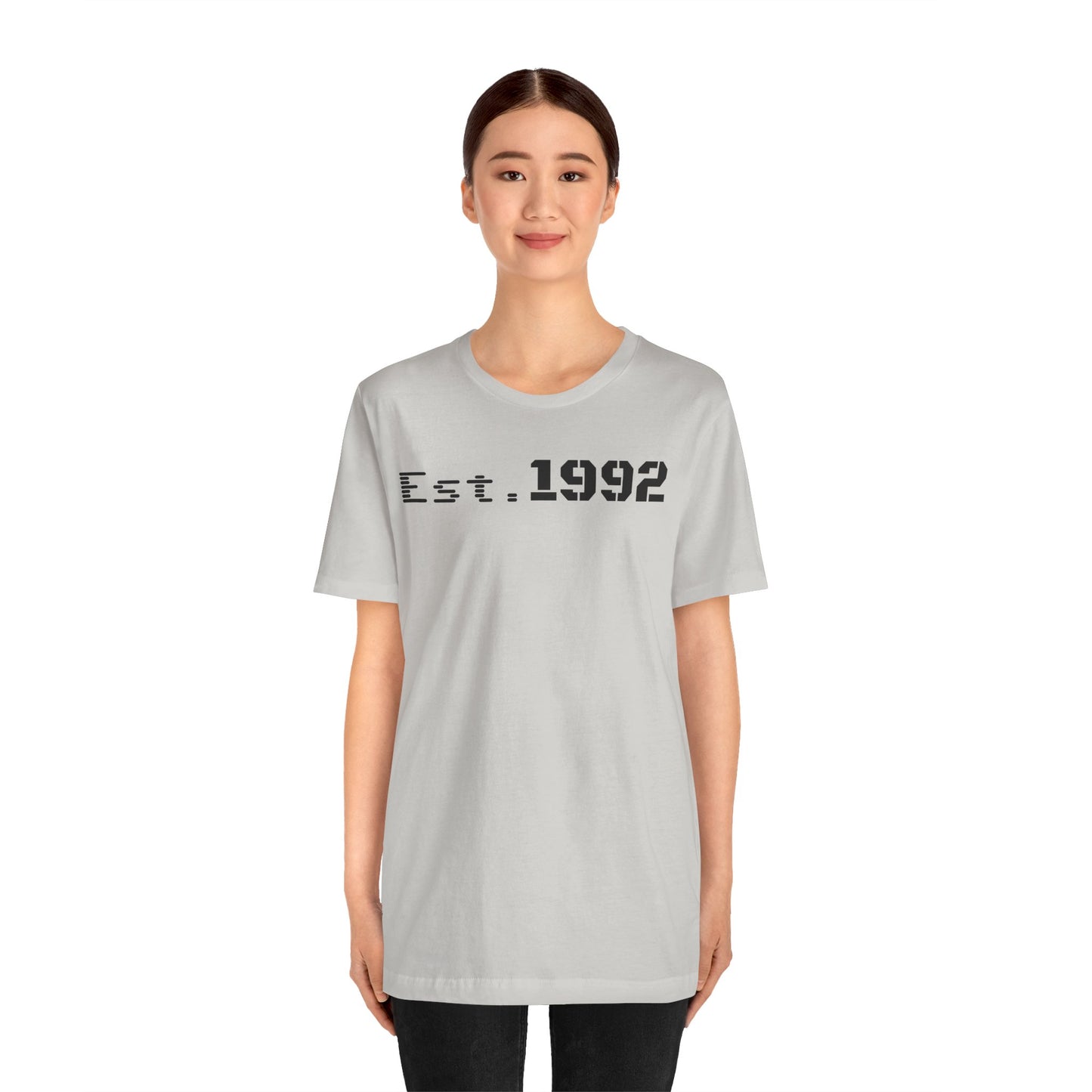 Est. 1992 Short Sleeve Tee - Retro Unisex T-Shirt, Birthday Gift, Vintage Style Shirt, Casual Wear, Trendy Outfit