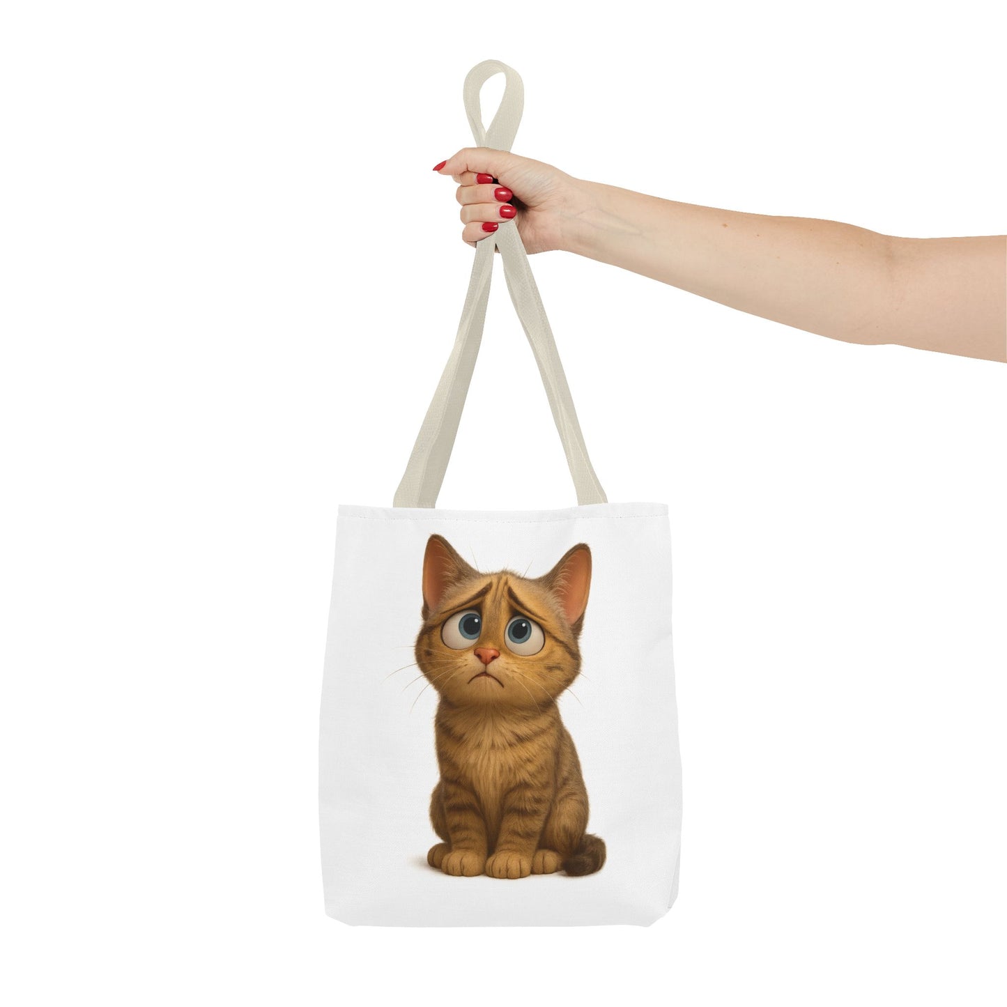 Cute Cat Tote Bag, Animal Lover Gift, Shopping Tote, Reusable Bag, Cute Merchandise, Eco-Friendly Gift - TRV