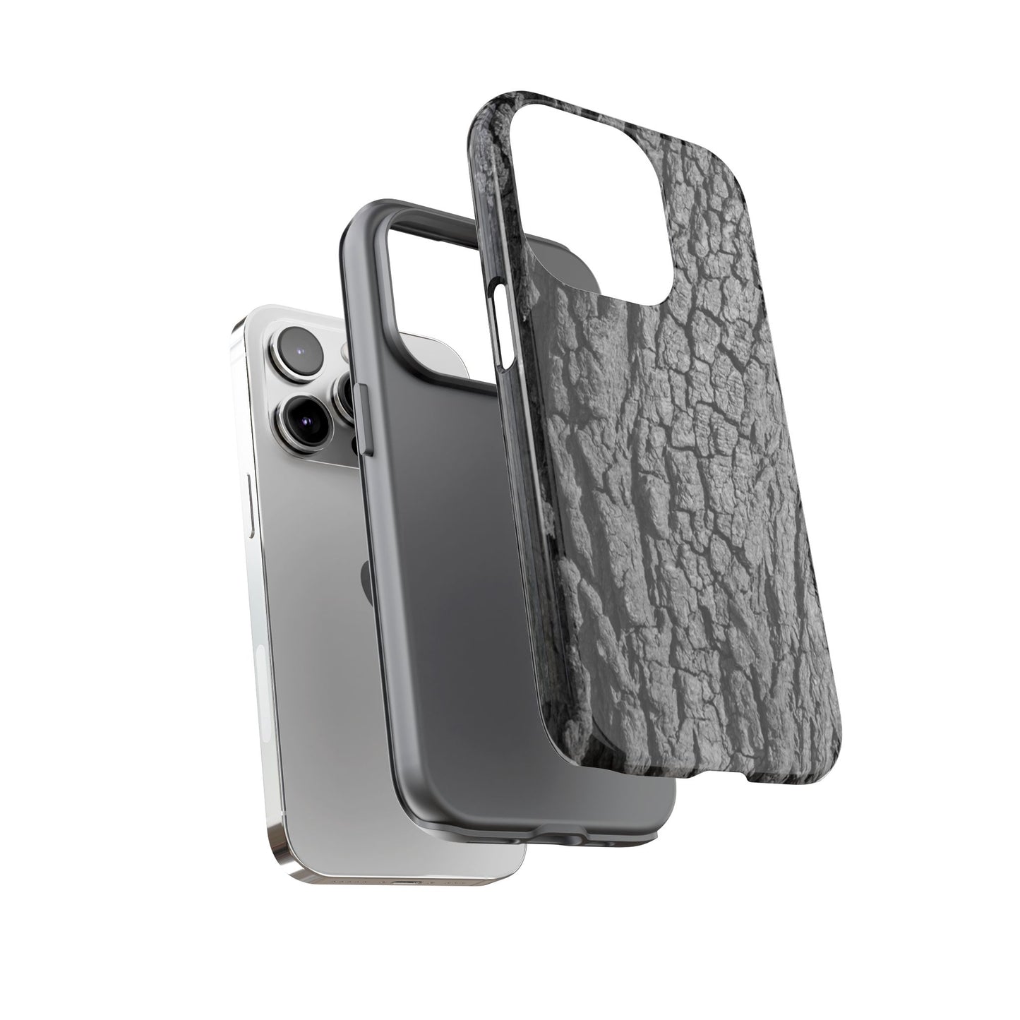 Rustic Bark Phone Case - Tough and Durable Protection - TRV