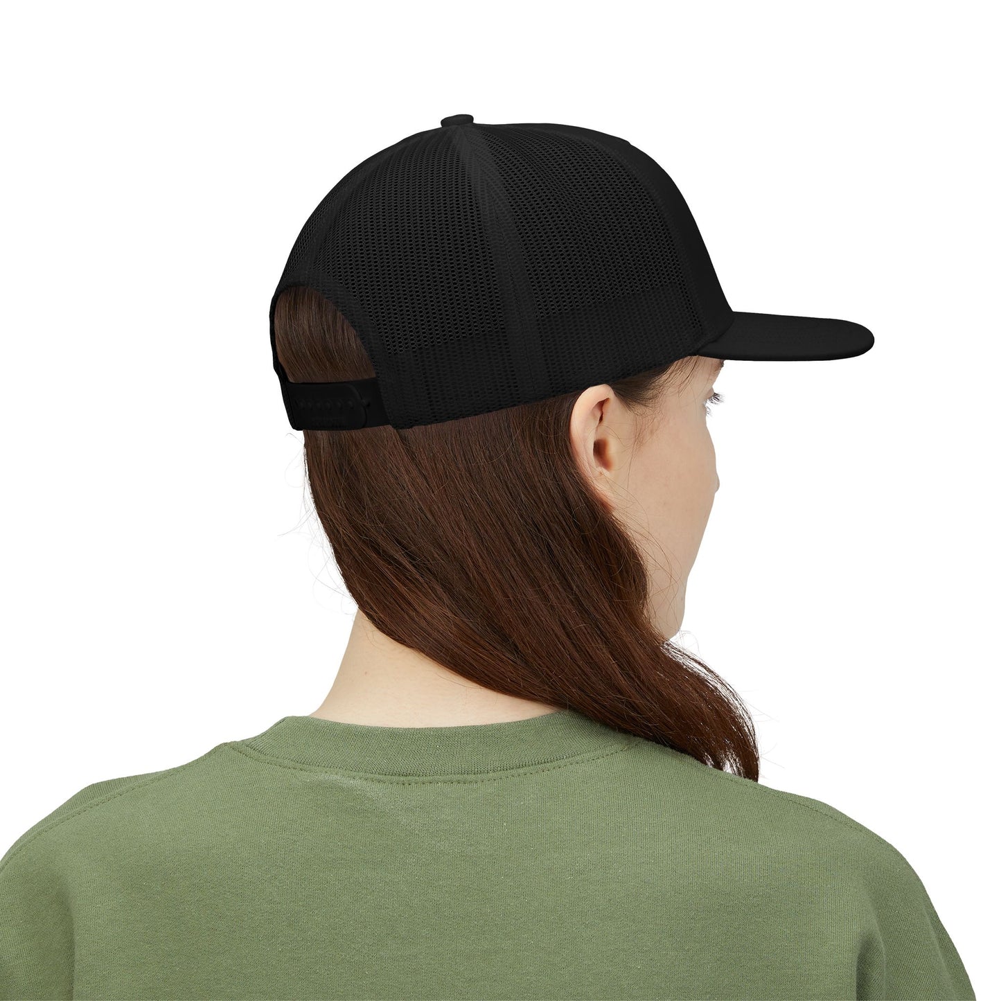 Custom Embroidered Snapback Trucker Cap | Birthday Gift, Fashion Accessory, Casual Wear, Unisex Gift, Vintage Style Hat - TRV