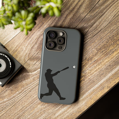 Printify baseball batter phone case, tough protective smartphone cover with baseball player design, for fans of the sport.
