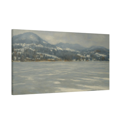 Serene Winter Landscape Canvas - TRV
