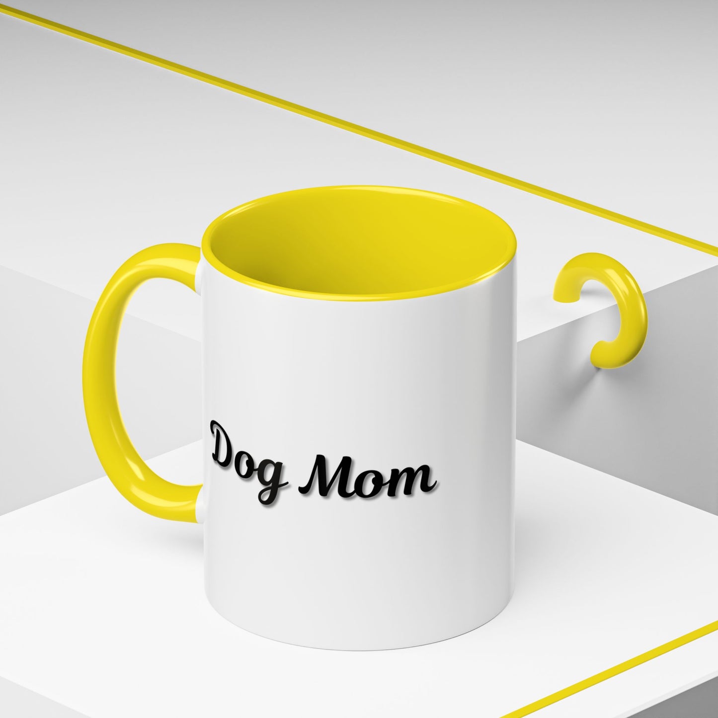 Dog Mom Accent Coffee Mug - Perfect Gift for Pet Lovers