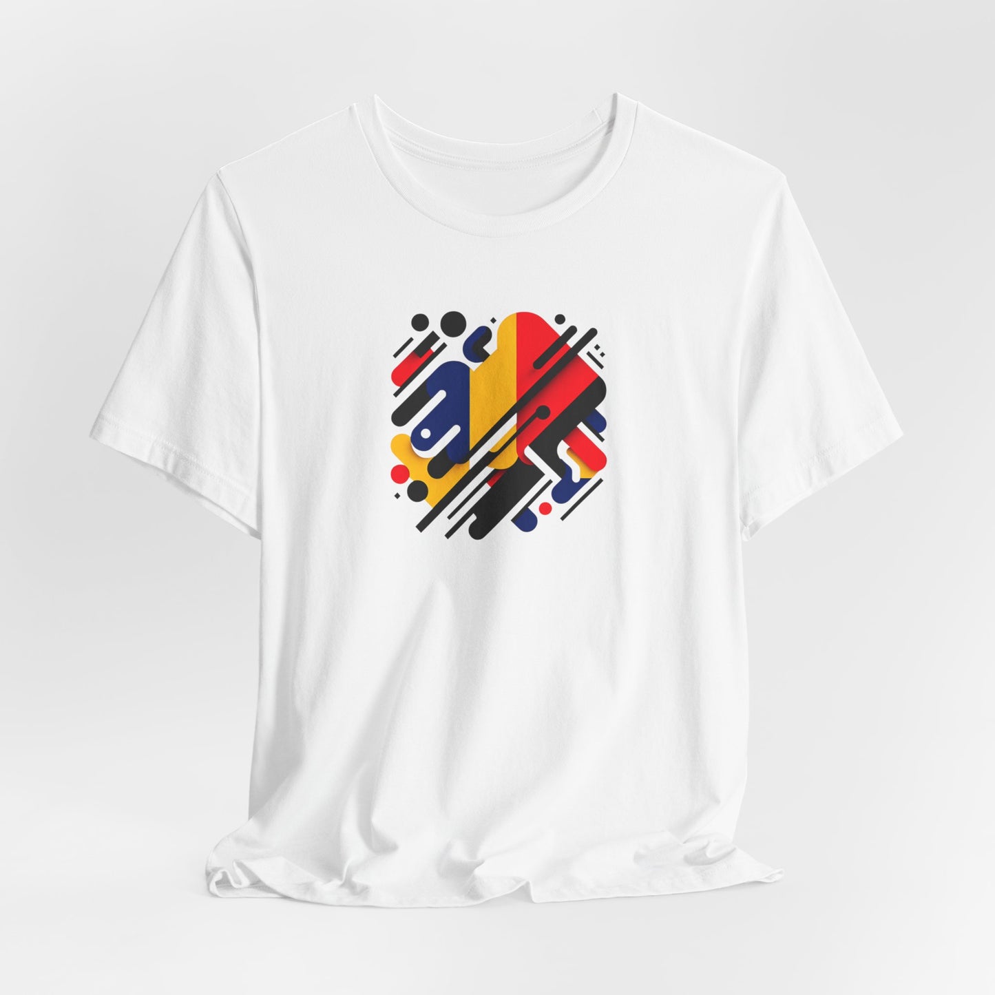 Artistic Heart Unisex Jersey Tee - Vibrant Graphic Tee, Casual Wear, Gift for Art Lovers, Birthday Surprise, Everyday Comfort - TRV